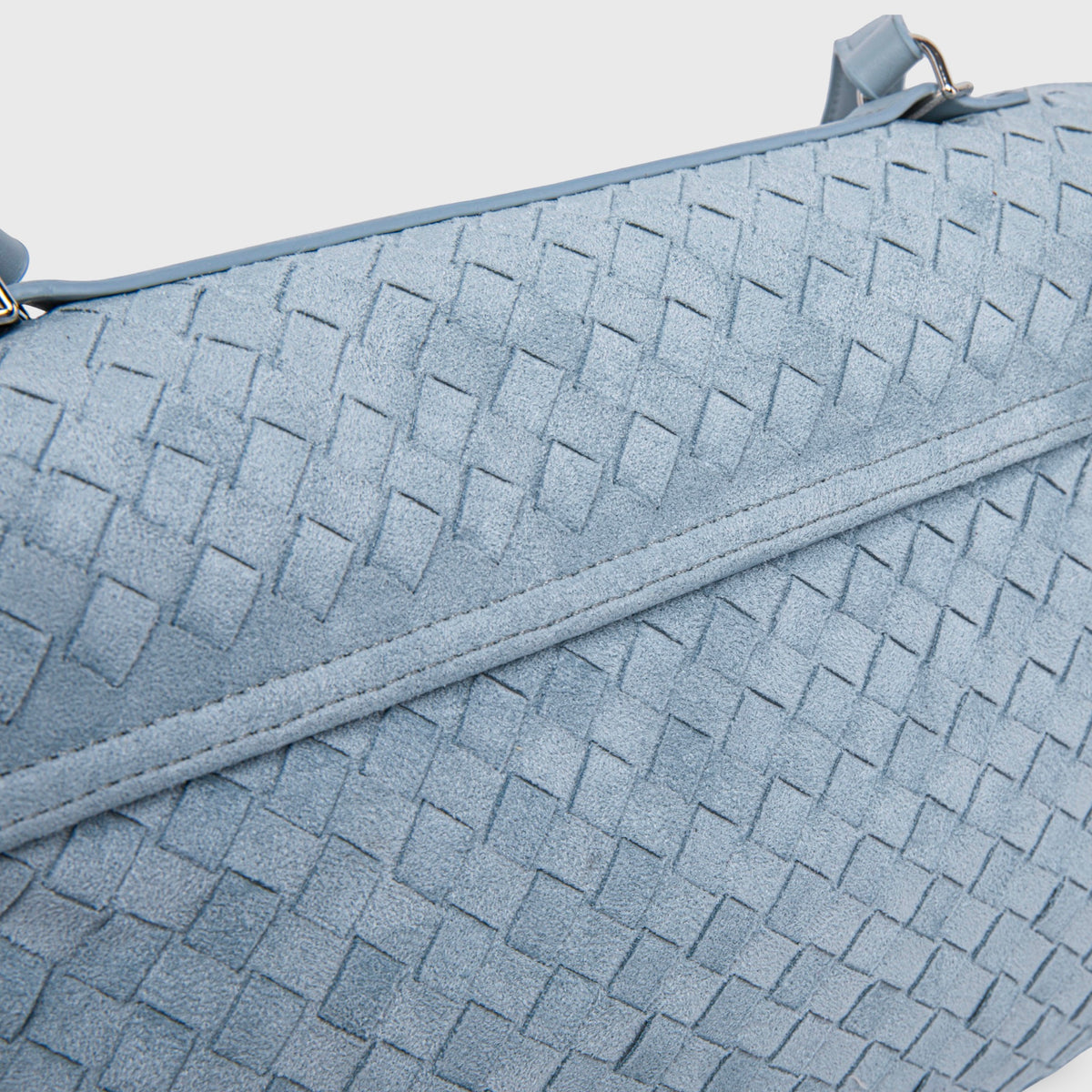 Ciara Vintage Edición Especial | Bolso trenzado azul cielo