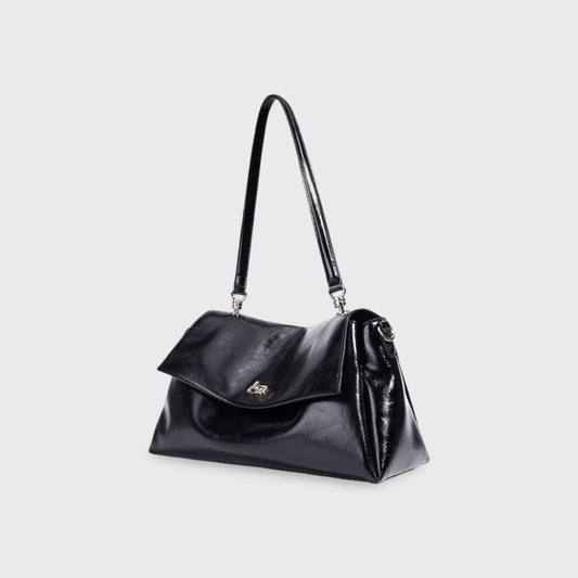 Nola | Bolso de piel auténtica negro