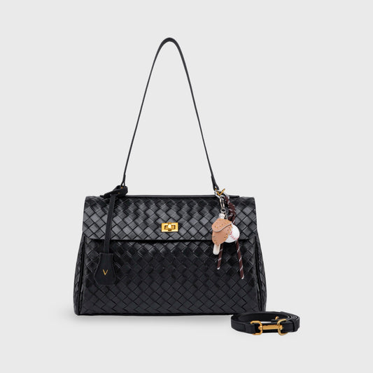 Ciara Vintage Edición Especial | Bolso trenzado negro