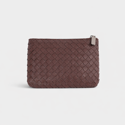 Neceser Trenzado | Organizador de bolso café