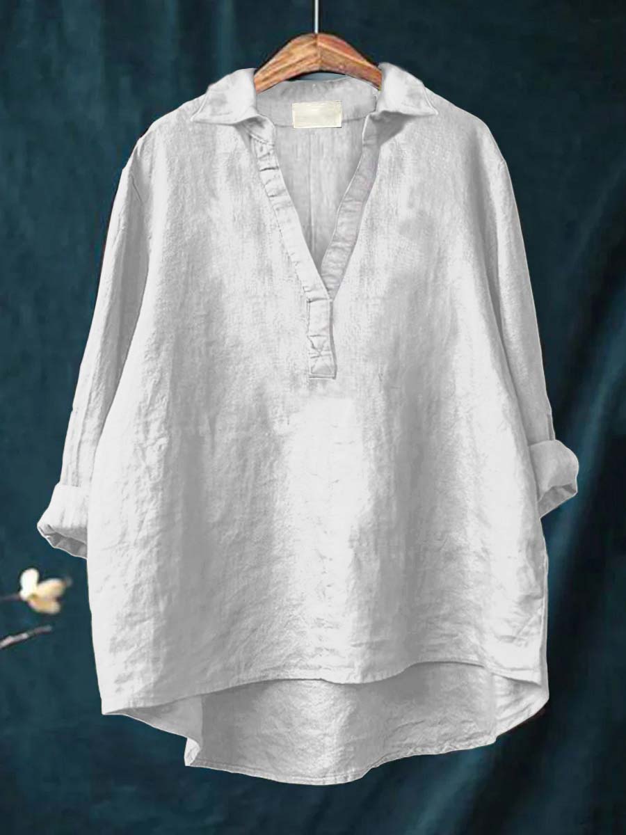 Raffaella - Blusa Fluida con Volantes