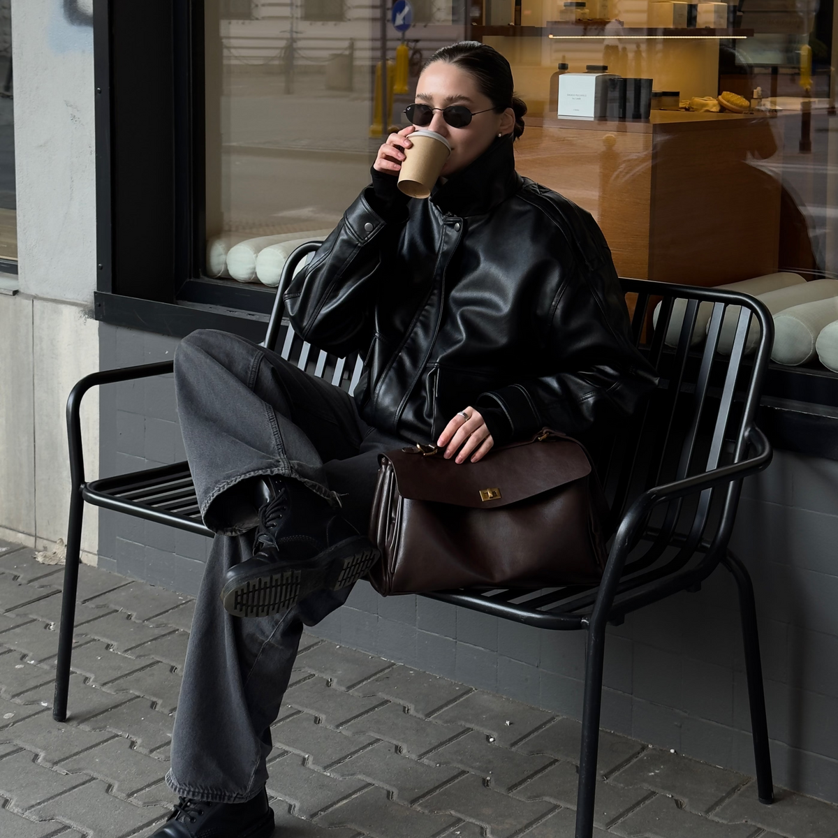 Ciara Vintage | Bolso vintage café