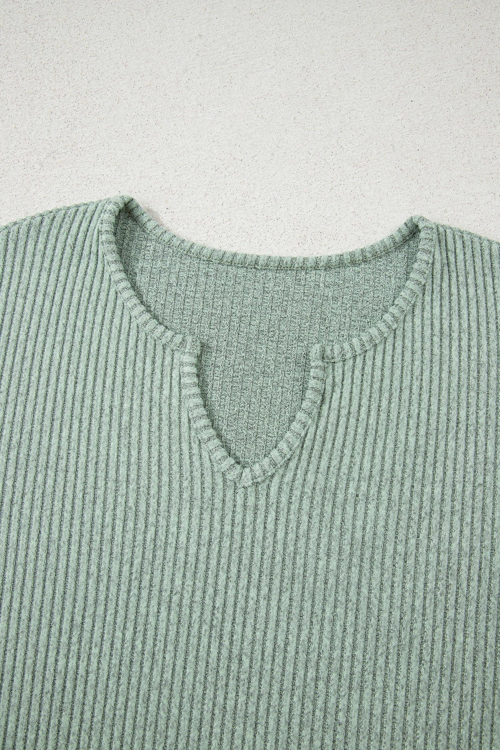 Rosaly – Conjunto de Dos Piezas Ribbed de Manga Larga