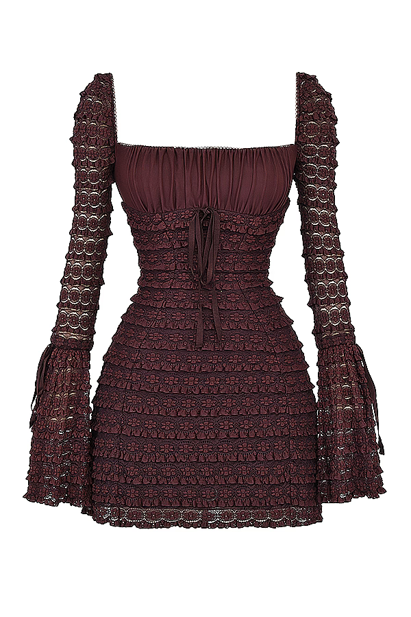 Carmen | Vestido color espresso