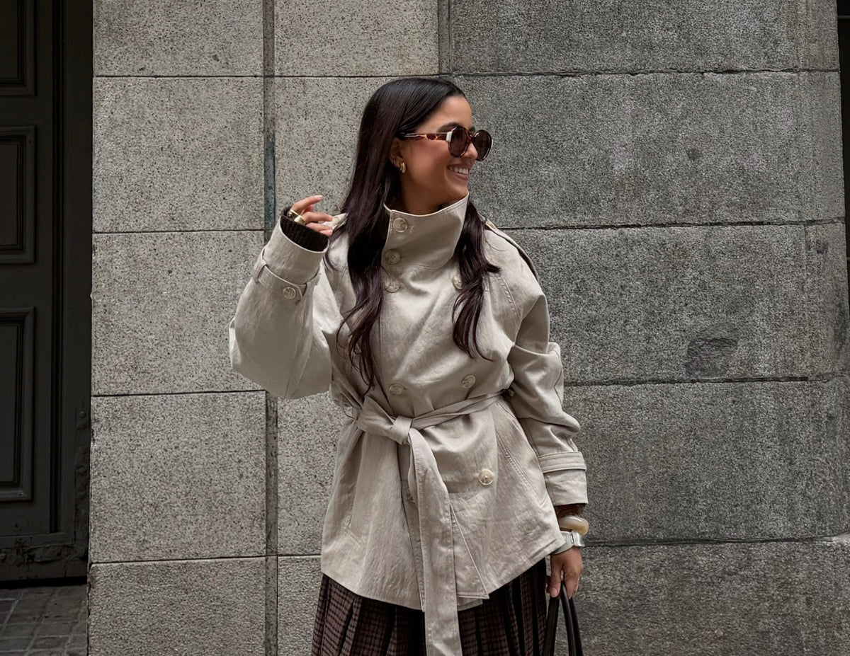 Lulu | Bolso de ante auténtico café