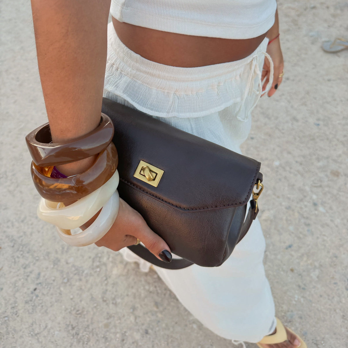 Ciara Mini | Mini bolso café