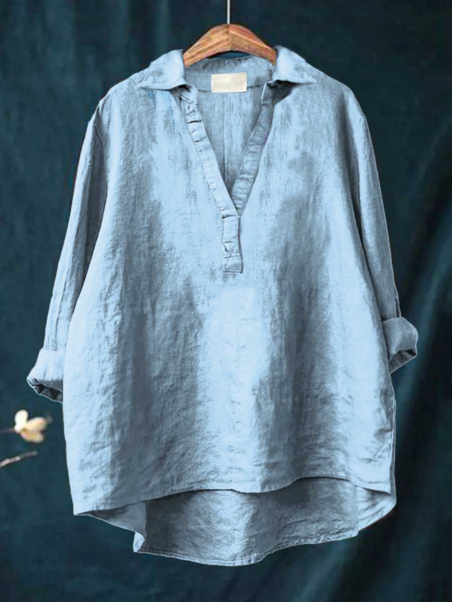 Raffaella - Blusa Fluida con Volantes