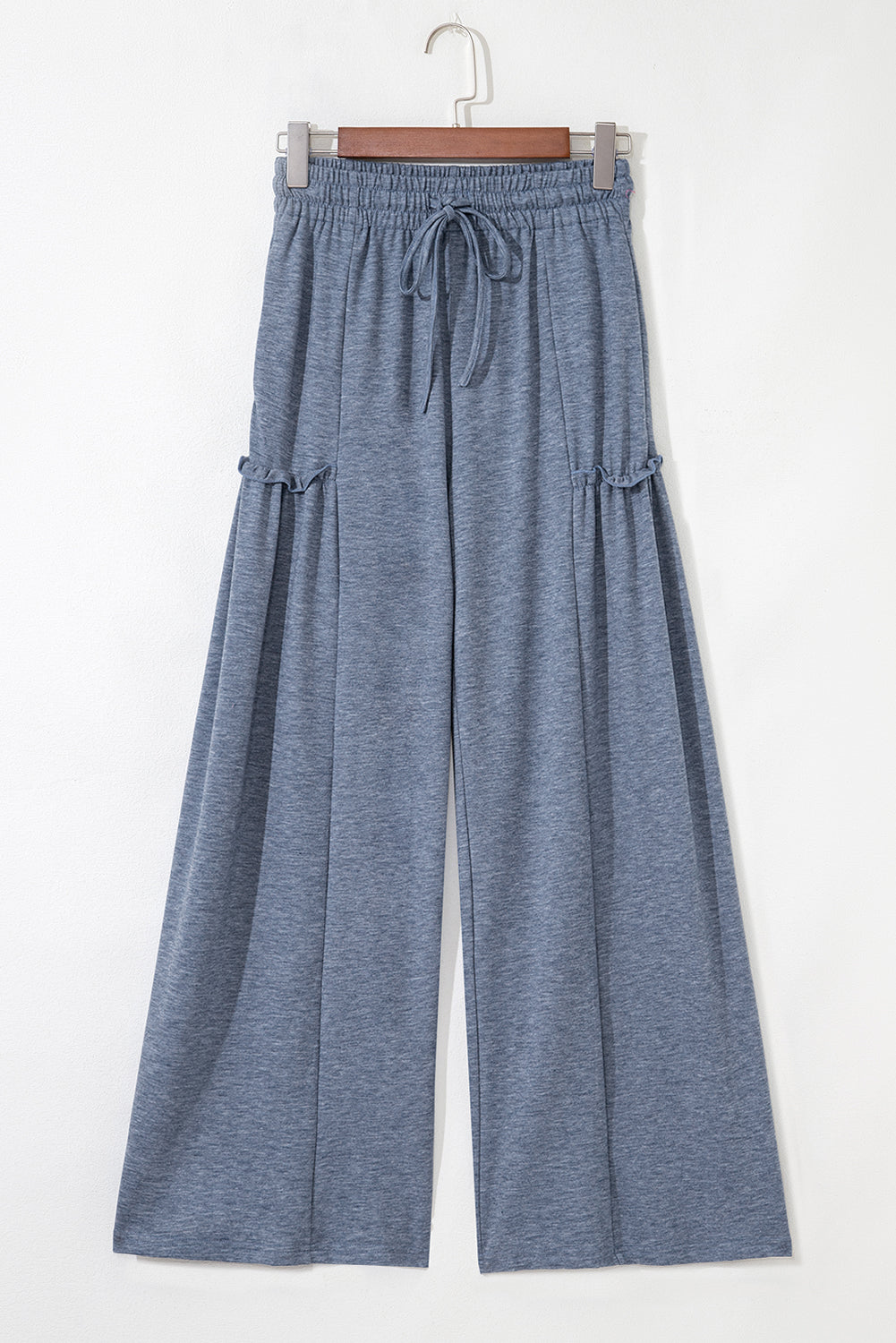 Alba – Pantalón Wide Leg con Detalle Fruncido