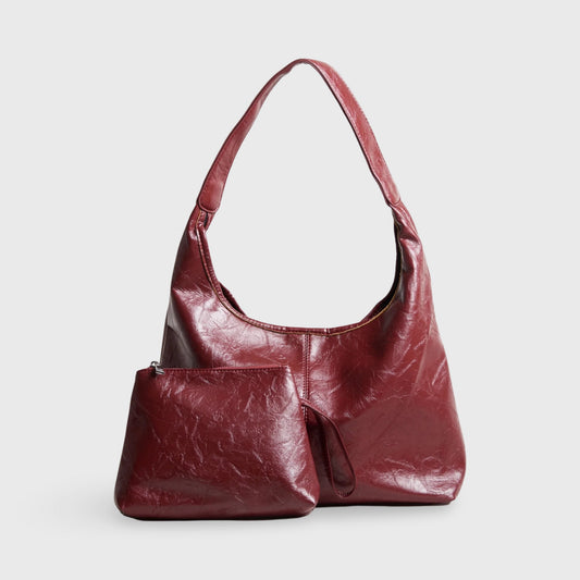 Tote Vintage | Bolso de hombro rojo