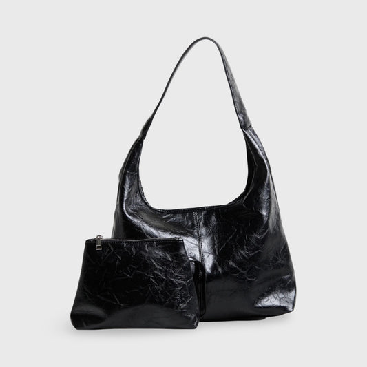 Tote Vintage | Bolso de hombro negro