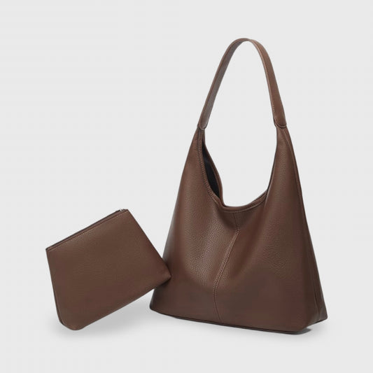 Jane | Bolso tote minimalista marrón