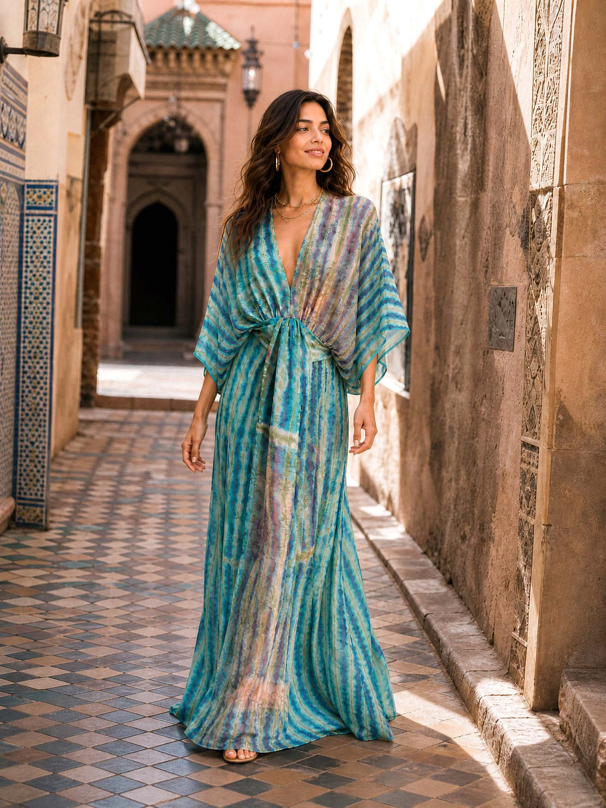Ilusión | Elegante vestido estampado