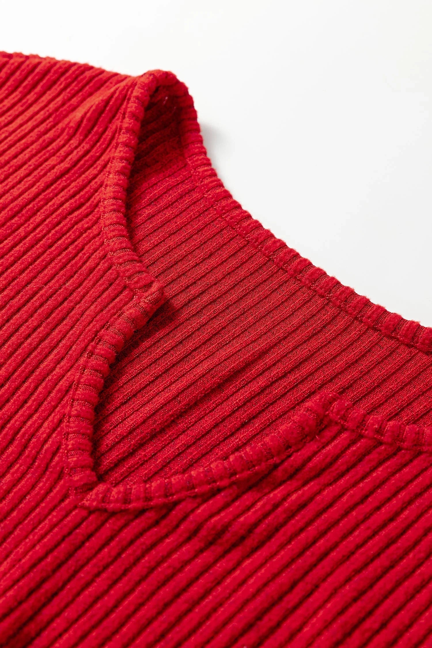 Rosaly – Conjunto de Dos Piezas Ribbed de Manga Larga