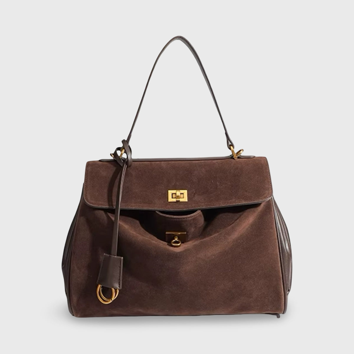 Ciara Piel | Bolso de piel auténtica café