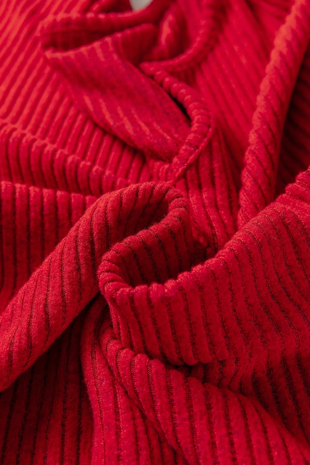 Rosaly – Conjunto de Dos Piezas Ribbed de Manga Larga