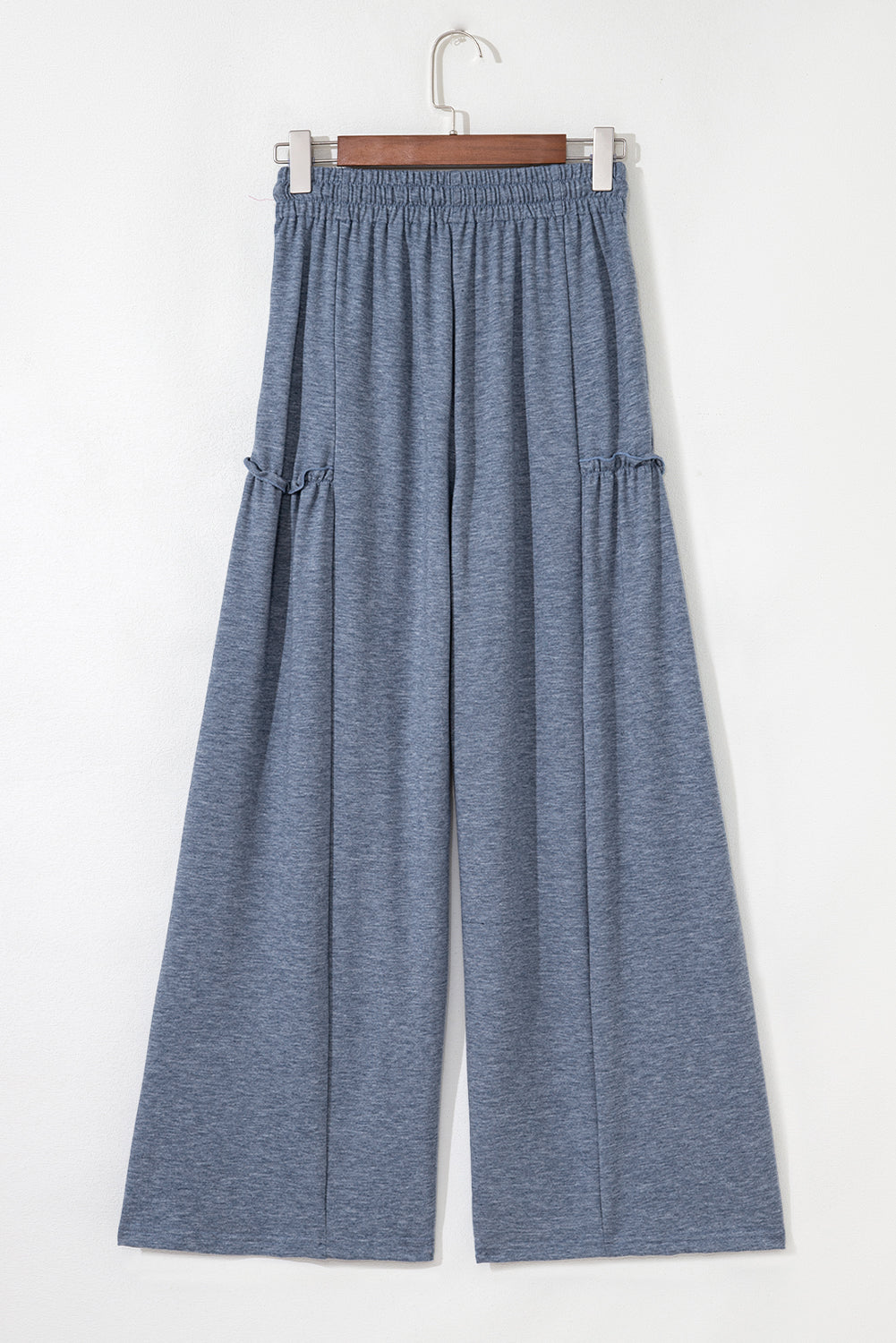 Alba – Pantalón Wide Leg con Detalle Fruncido