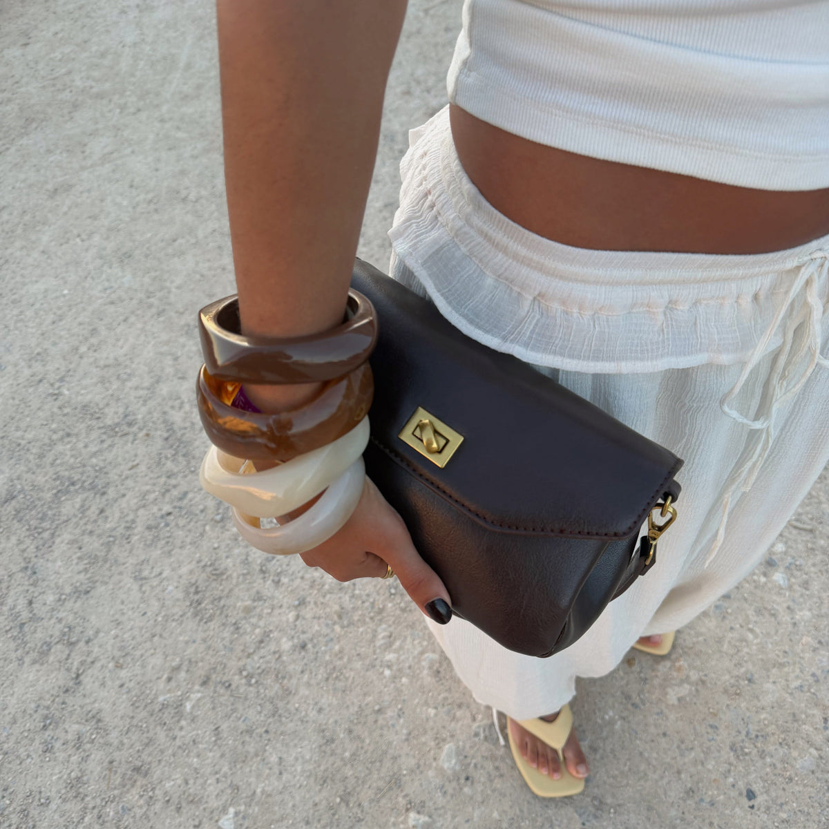 Ciara Mini | Mini bolso café