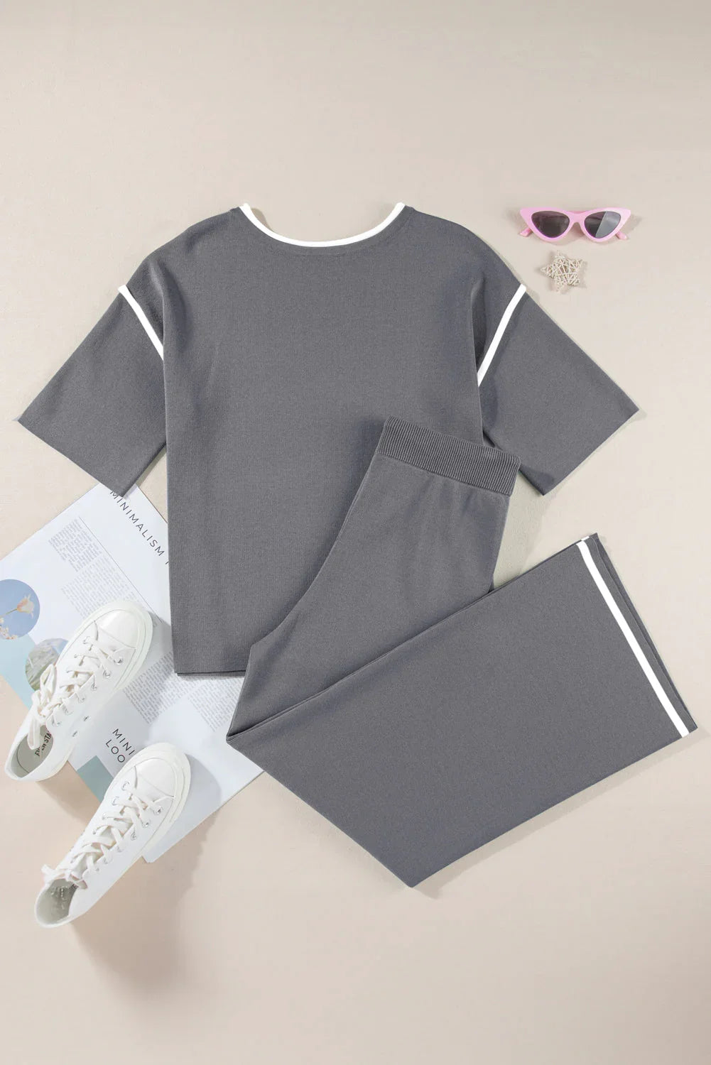 Wanda – Conjunto de Dos Piezas con Detalle en Contraste
