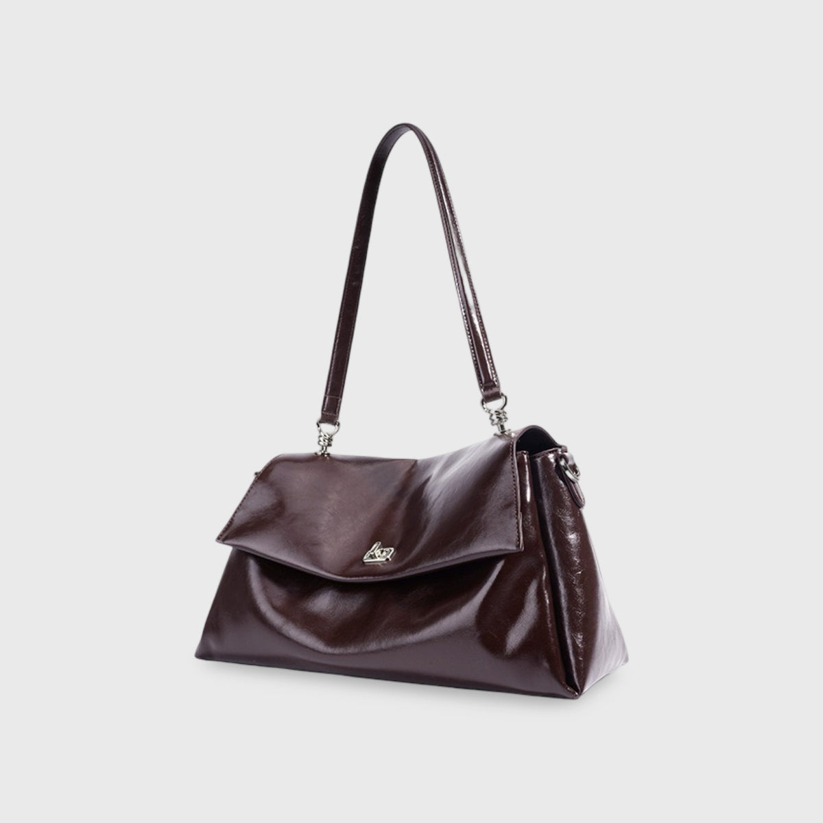 Nola | Bolso de piel auténtica ciruela