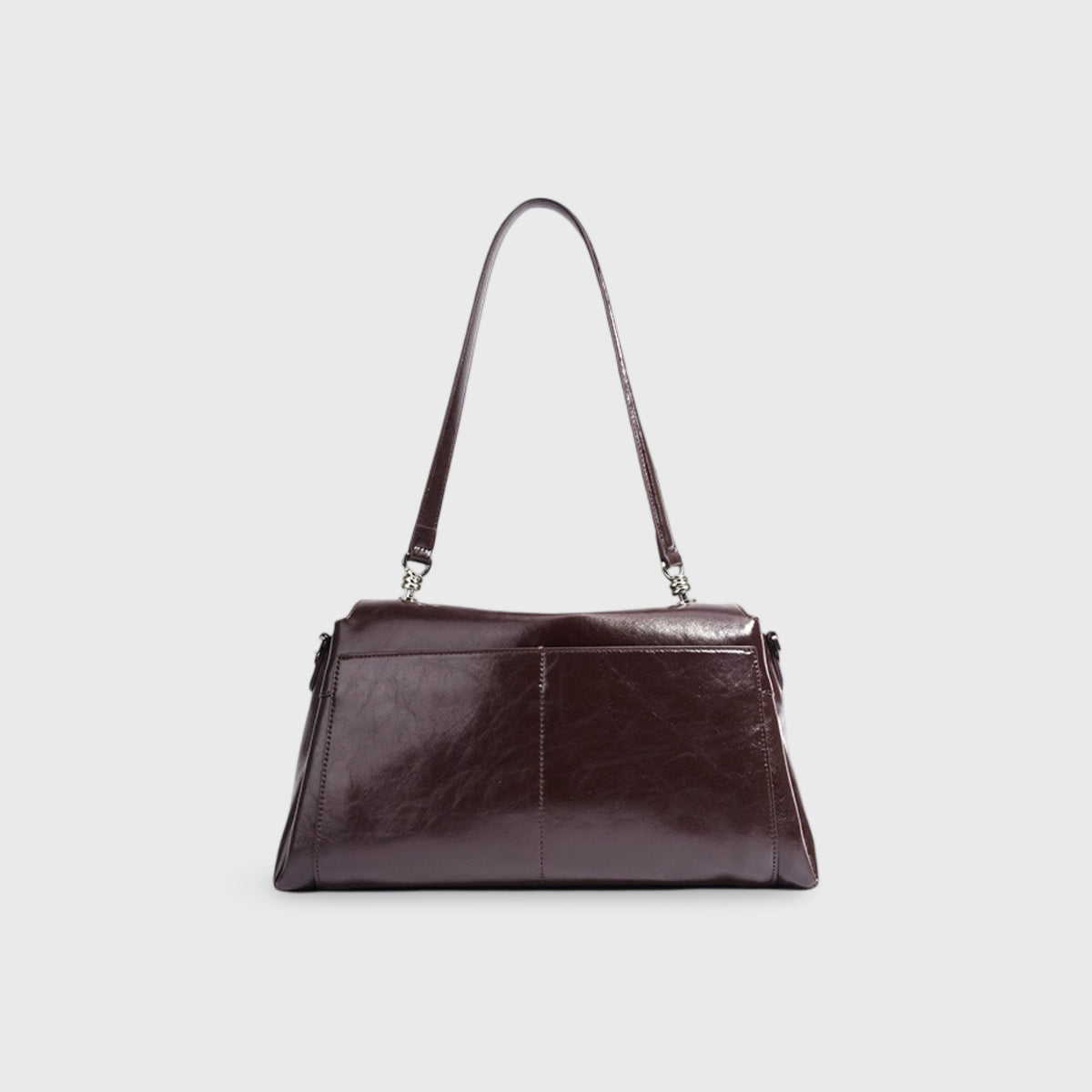 Nola | Bolso de piel auténtica ciruela