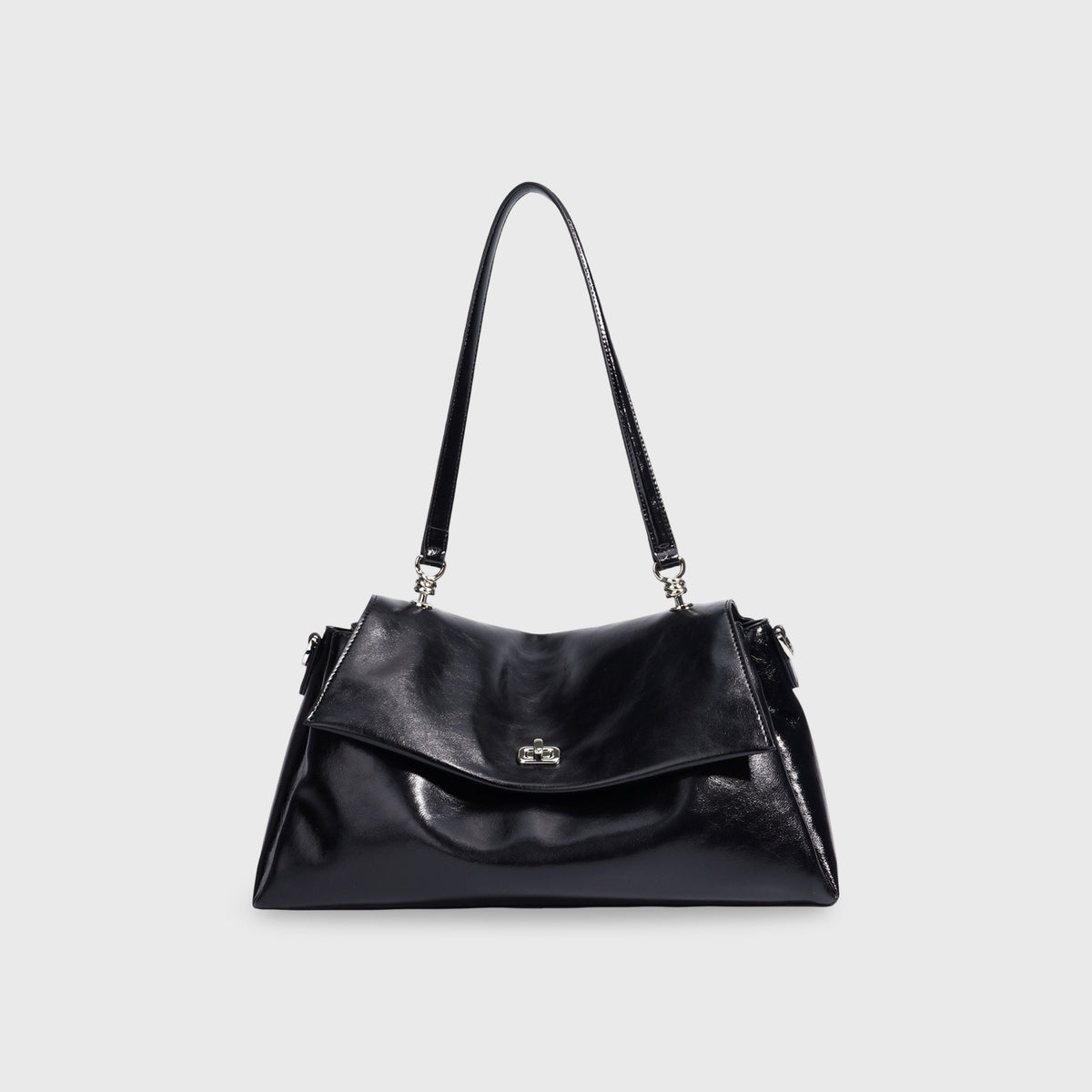Nola | Bolso de piel auténtica negro