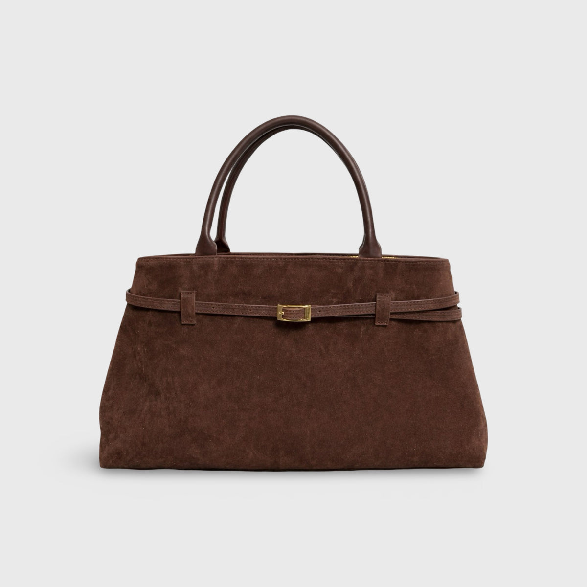 Lara | Bolso de mano de ante café