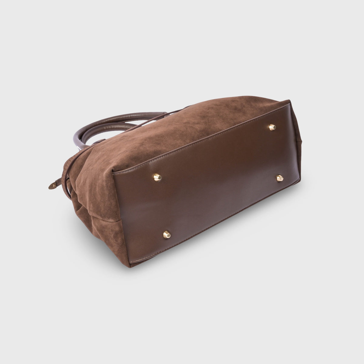 Lara | Bolso de mano de ante café