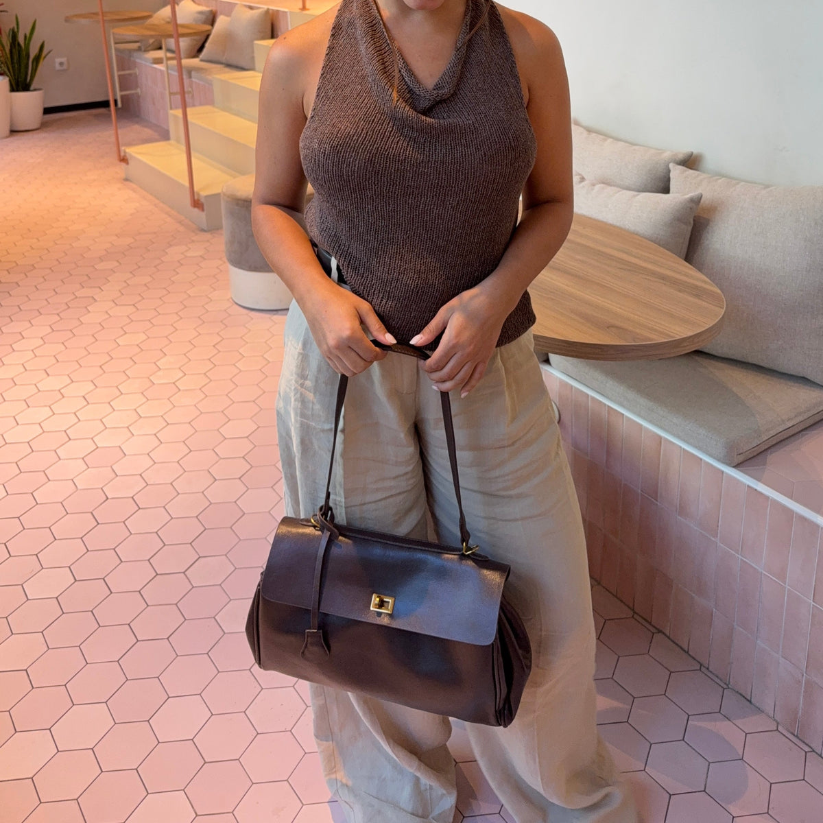 Ciara Vintage | Bolso vintage café