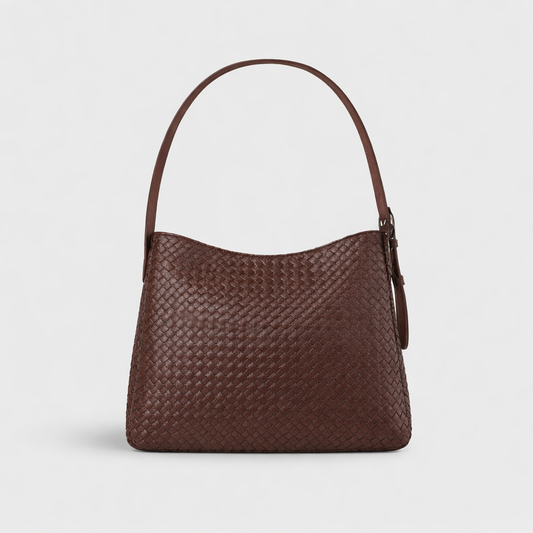 Rhea | Bolso oversize trenzado café