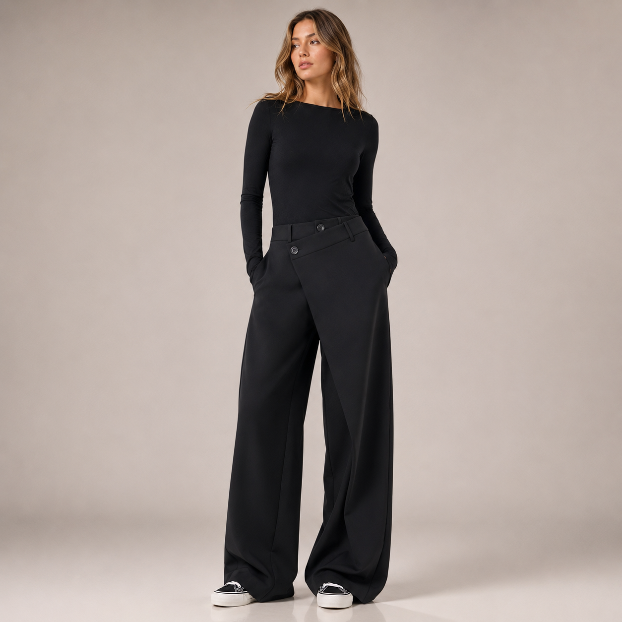 Tina - Pantalones Holgados Modernos