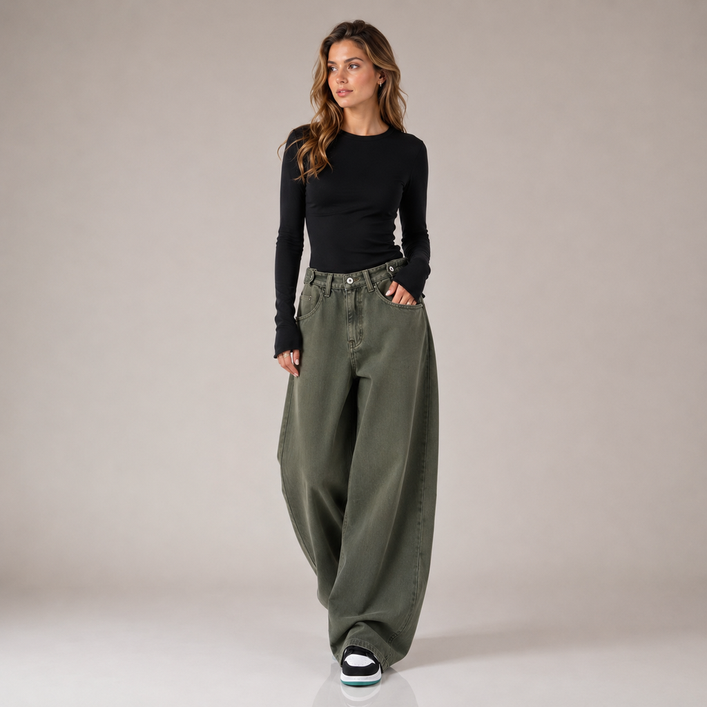 Marta - Pantalón vaquero holgado