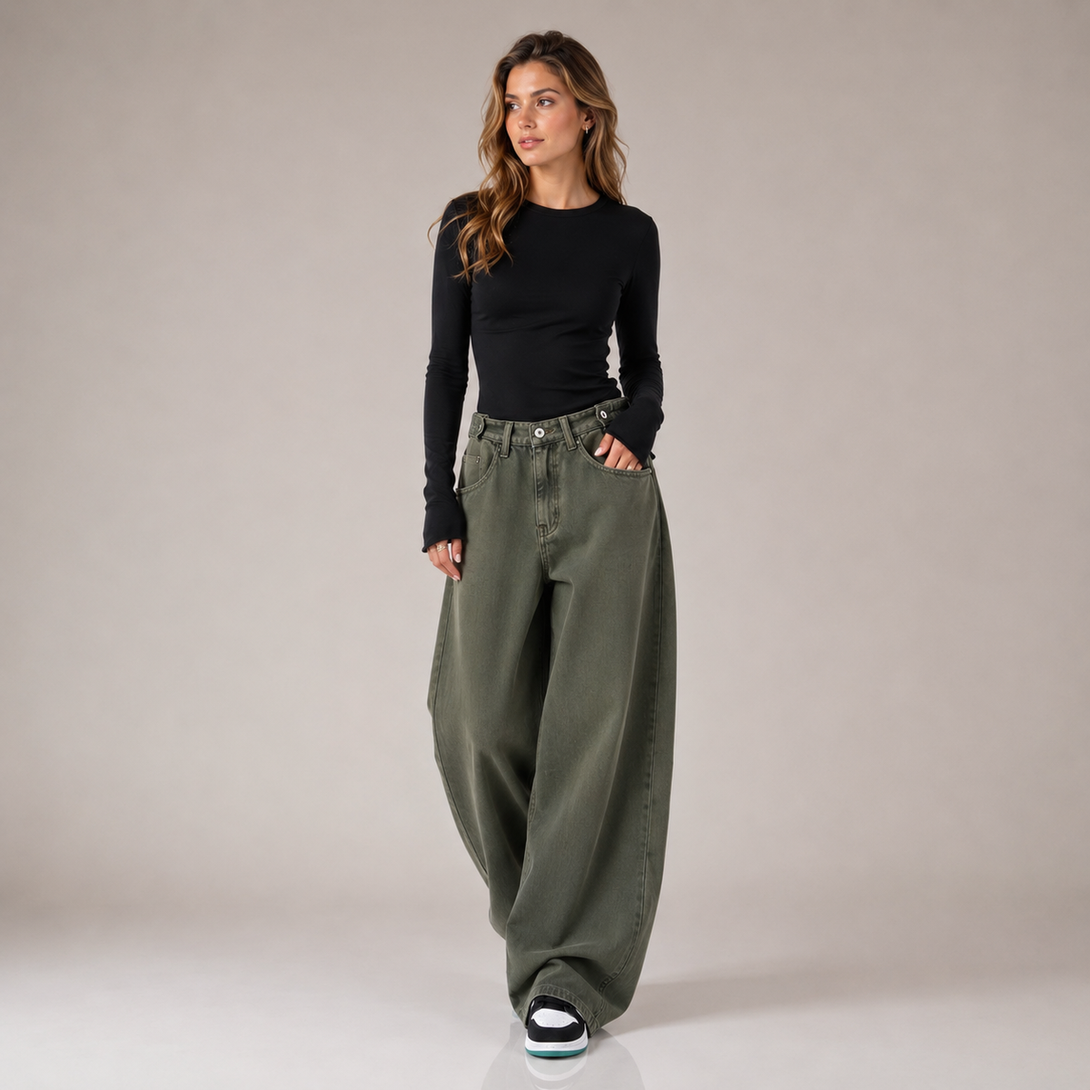 Marta - Pantalón vaquero holgado