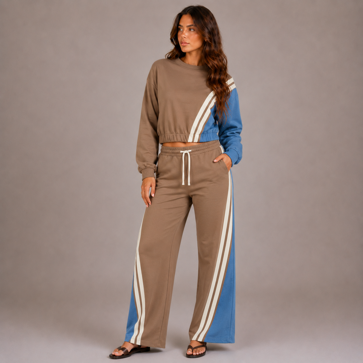 Patricia – Conjunto de Dos Piezas Bicolor