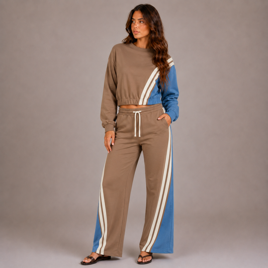 Patricia – Conjunto de Dos Piezas Bicolor