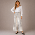 Braylyn – Falda Maxi de Lunares Elegante