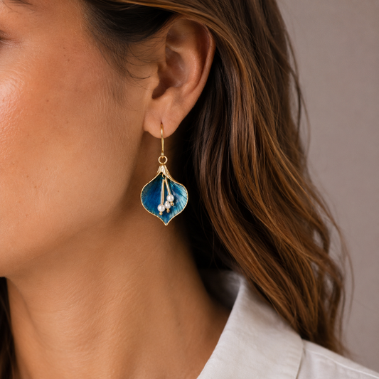 Mía – Pendientes hoja