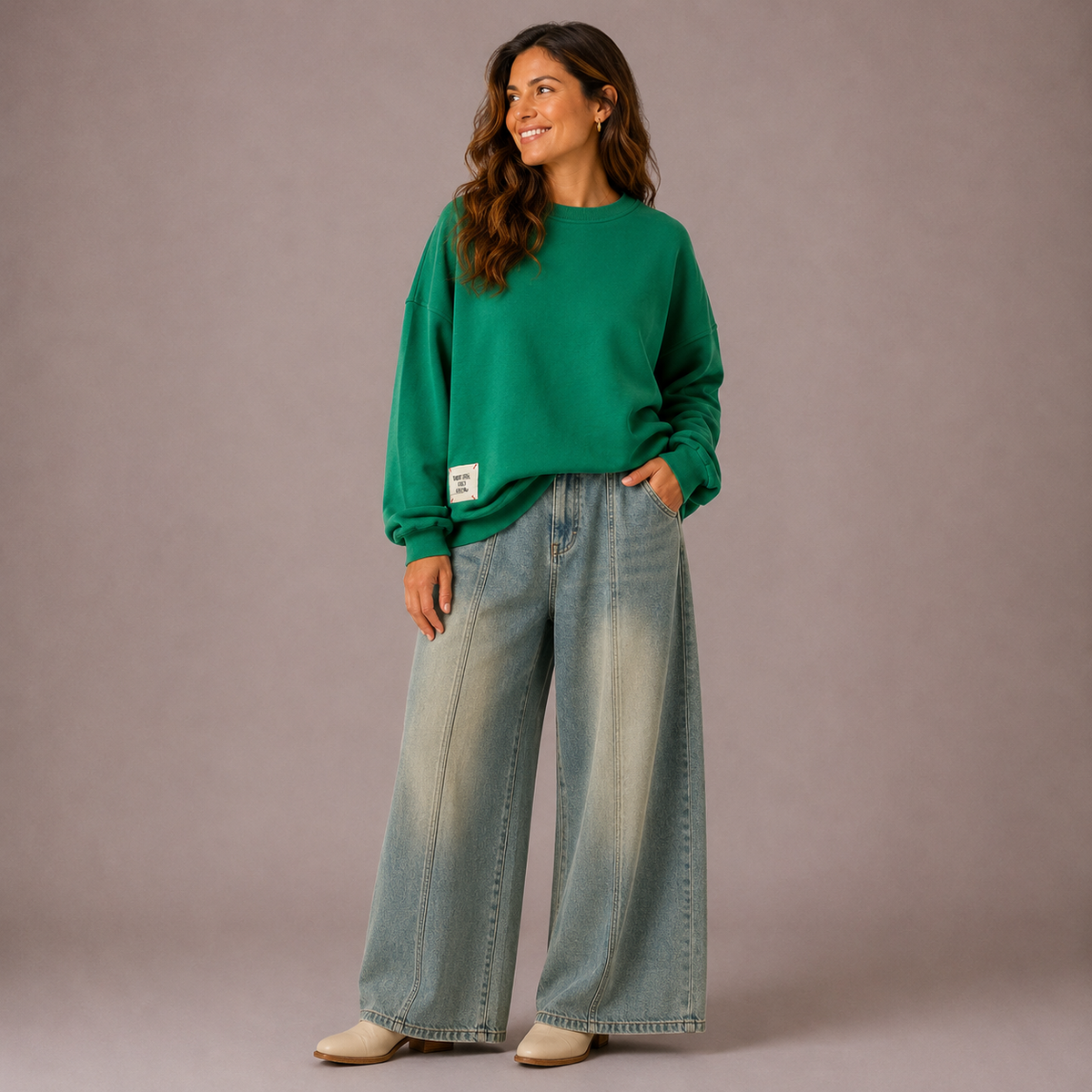 Valentina – Sudadera oversize de estilo casual