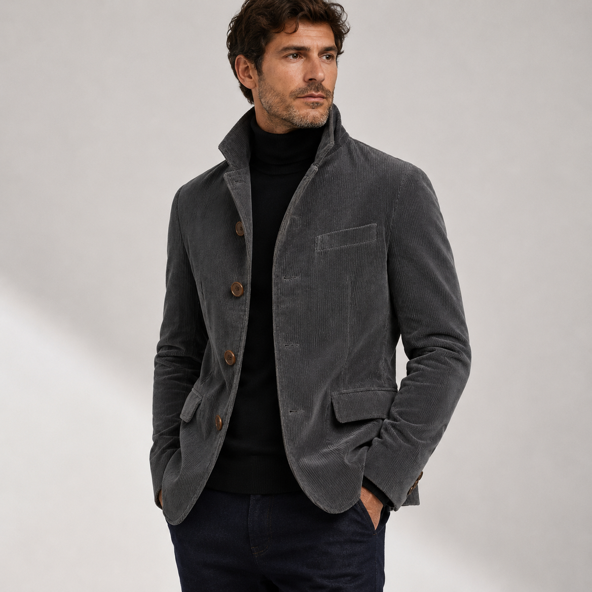 Alejandro – Abrigo Vintage Refinado