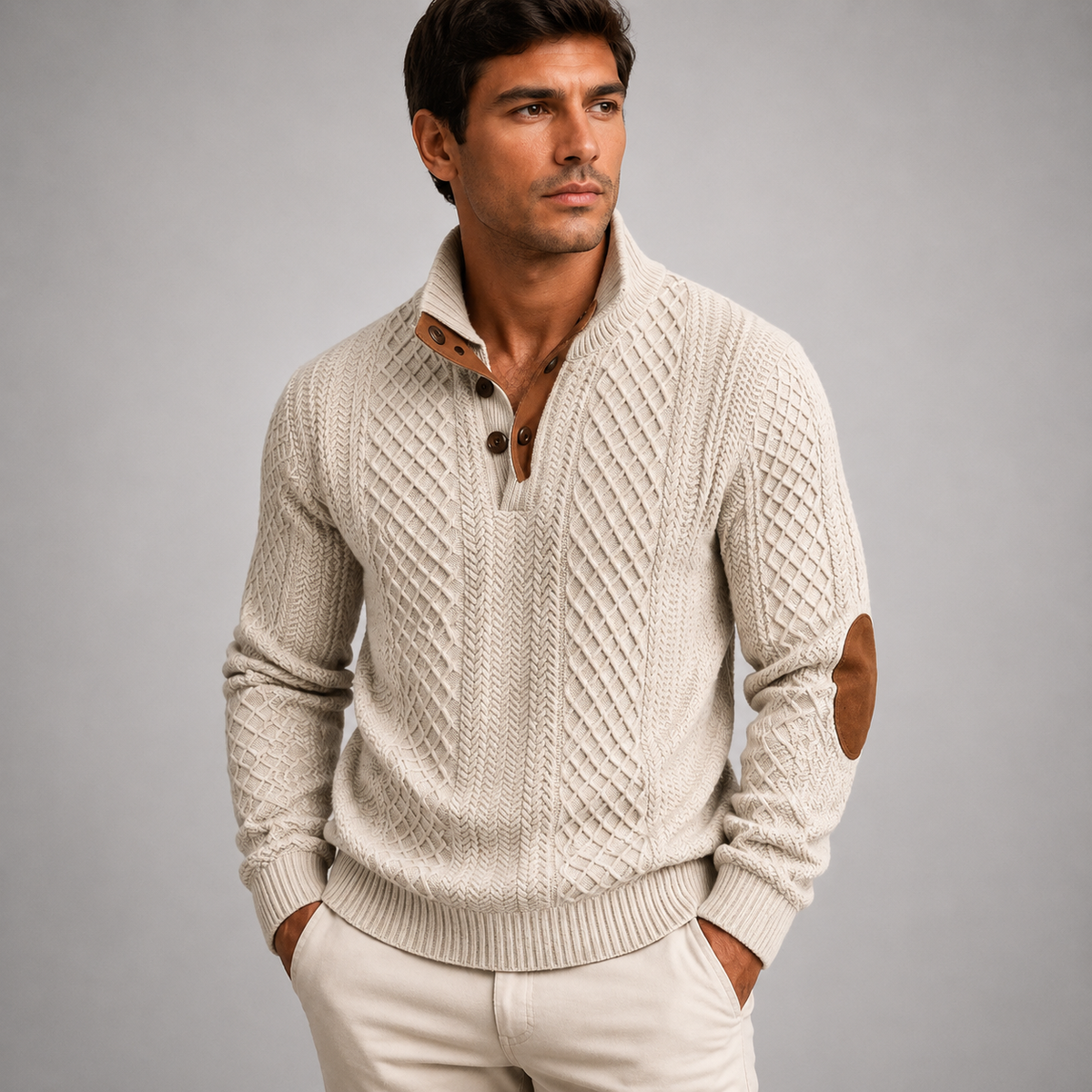 Gonzalo – Jersey clásico de cuello alto