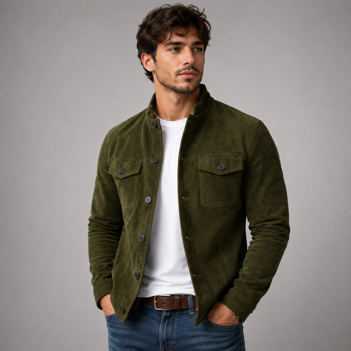 MATIAS – Chaqueta Clásica de Hombre con Botones