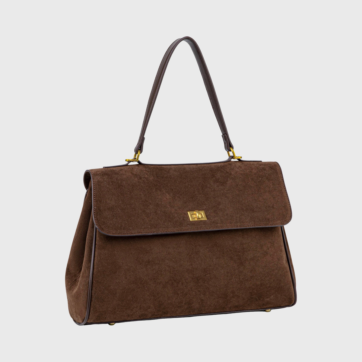 Ciara Essential | Bolso de ante marrón