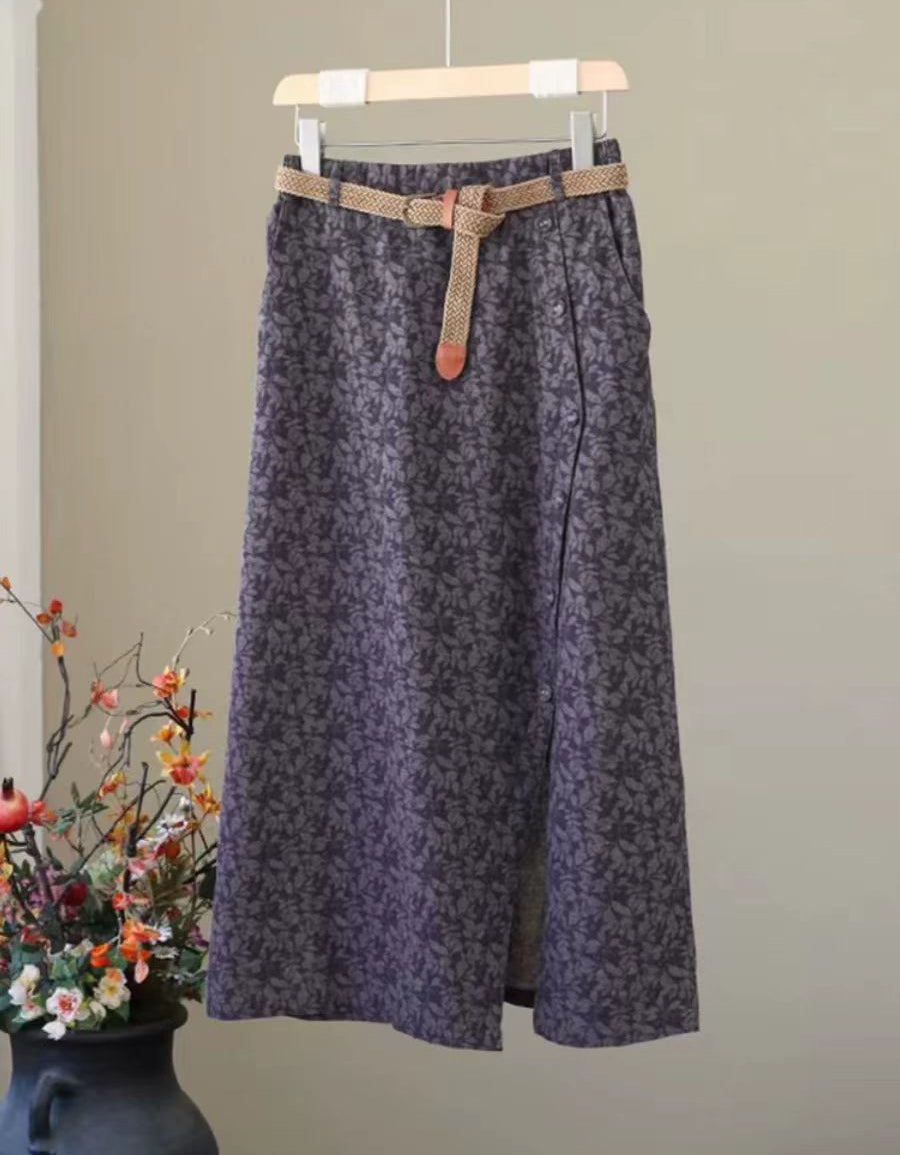 Valeria - Falda Midi Floral