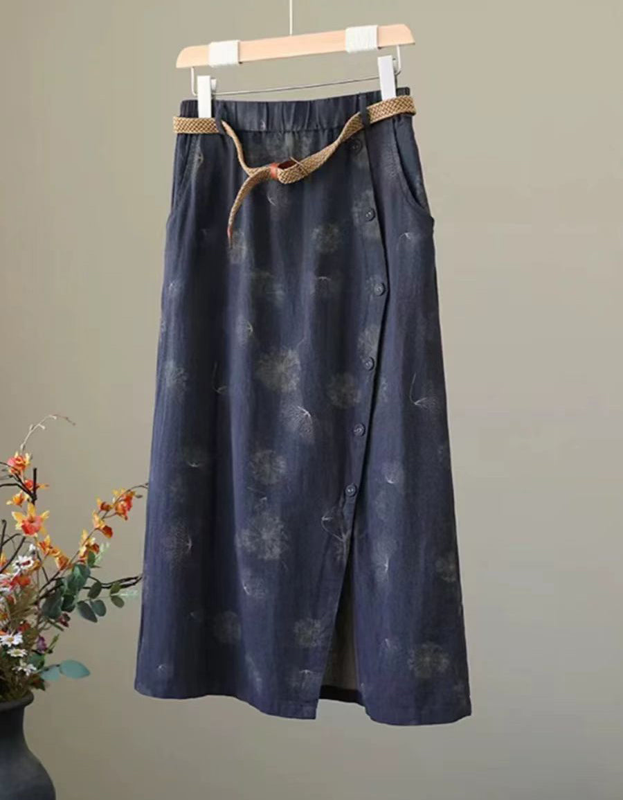 Valeria - Falda Midi Floral