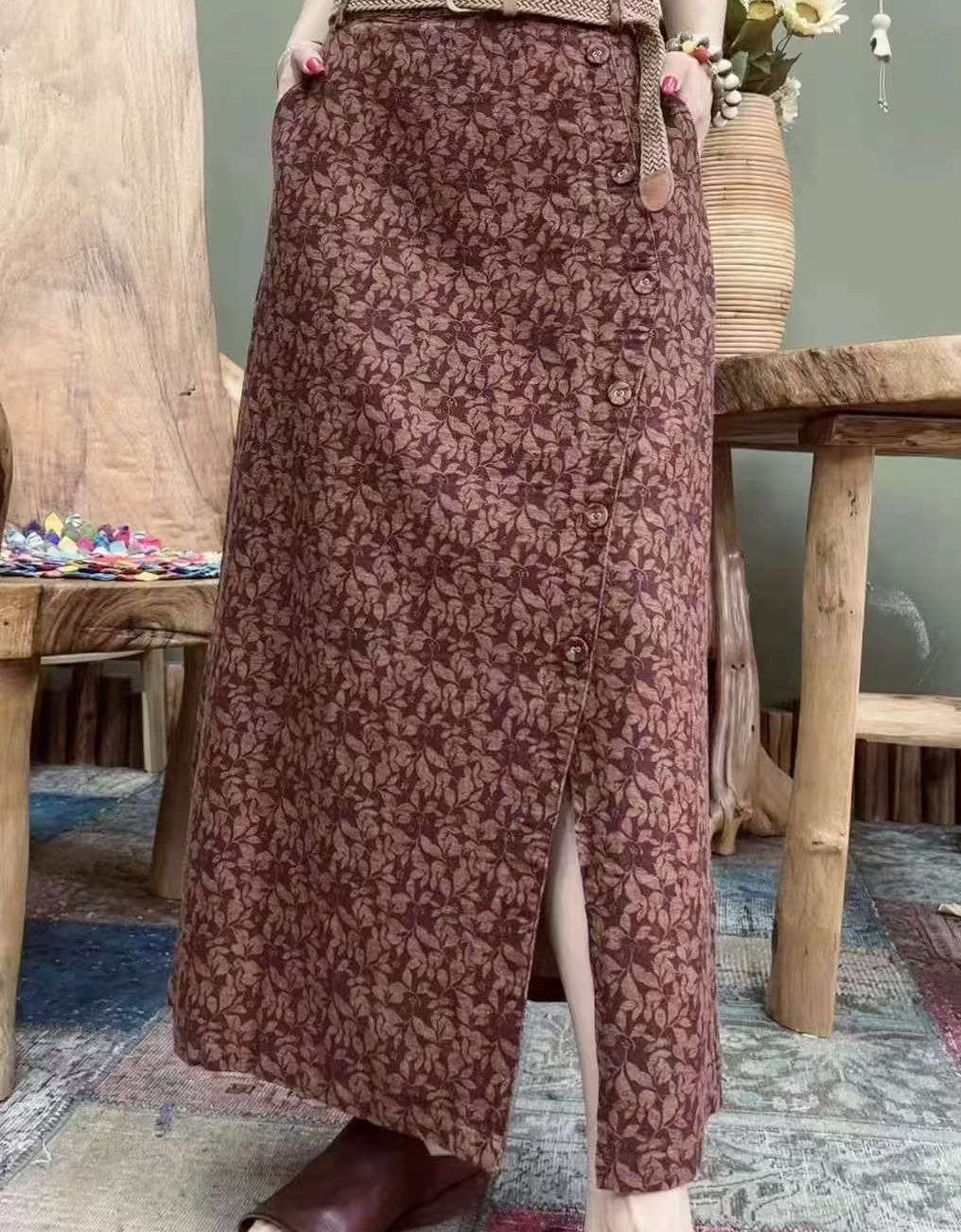 Valeria - Falda Midi Floral