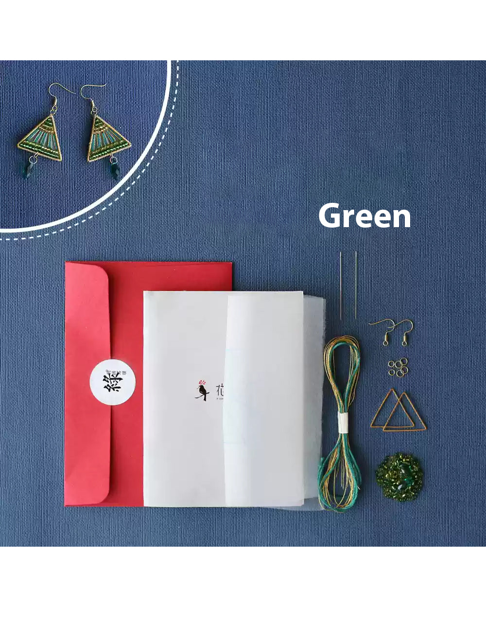 Elena - Pendientes Bordados