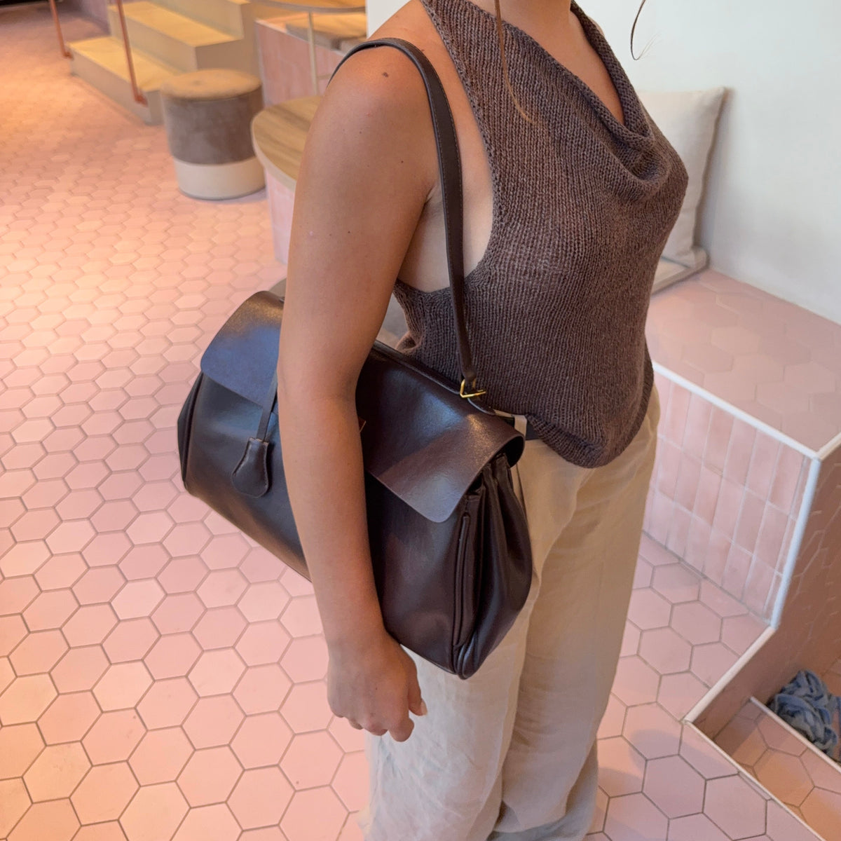 Ciara Vintage | Bolso vintage café