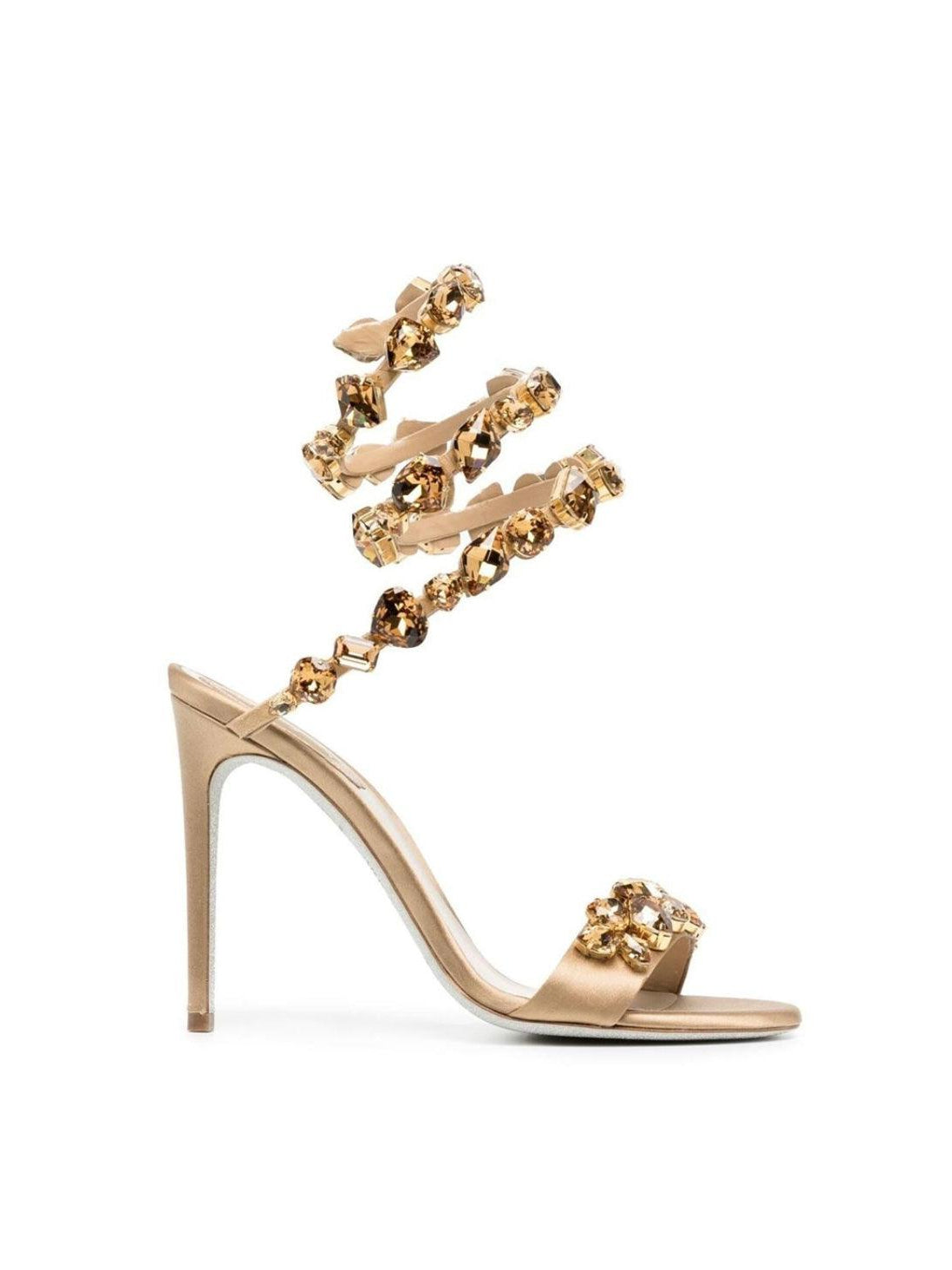 Elyra – Sandalias con Diseño de Serpiente y Cristales
