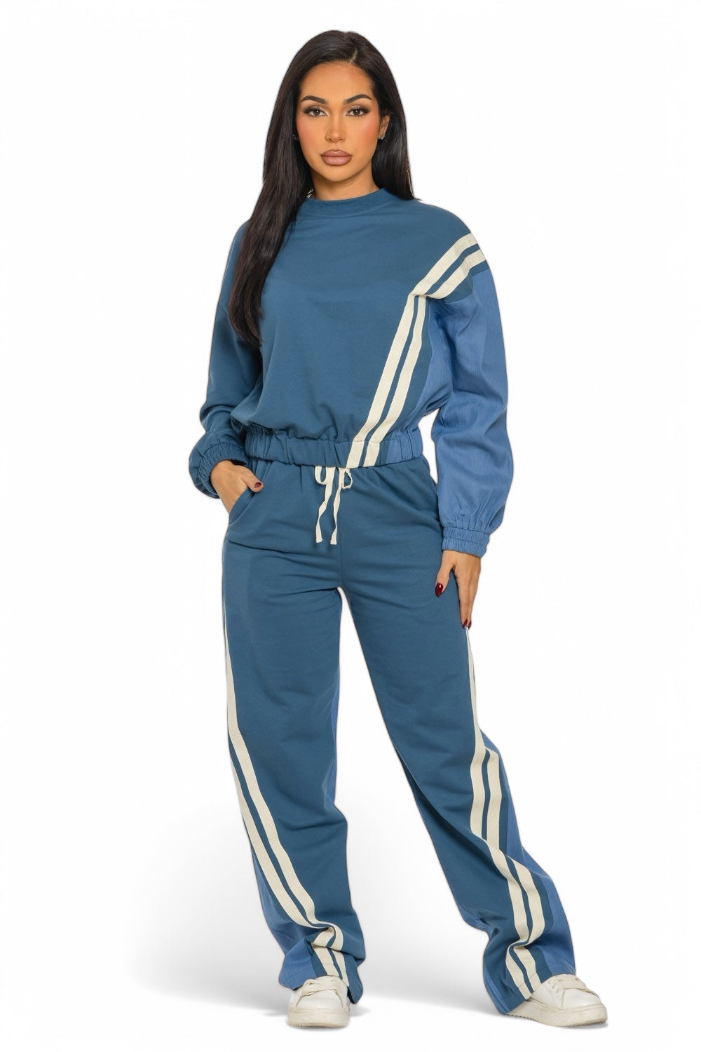 Patricia – Conjunto de Dos Piezas Bicolor