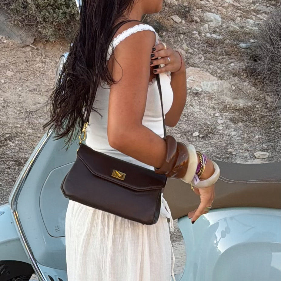 Ciara Mini | Mini bolso café