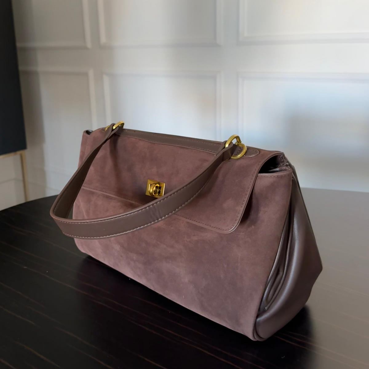 Ciara Piel | Bolso de piel auténtica café